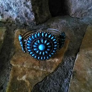 Silver and Turquoise Bracelet